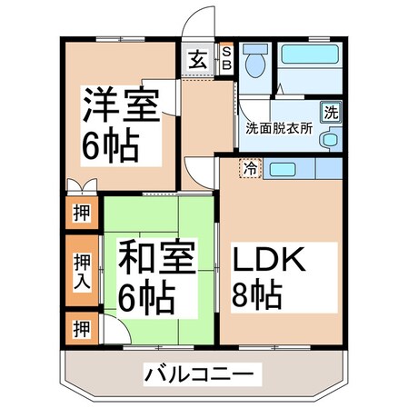 ファインパレス21の物件間取画像